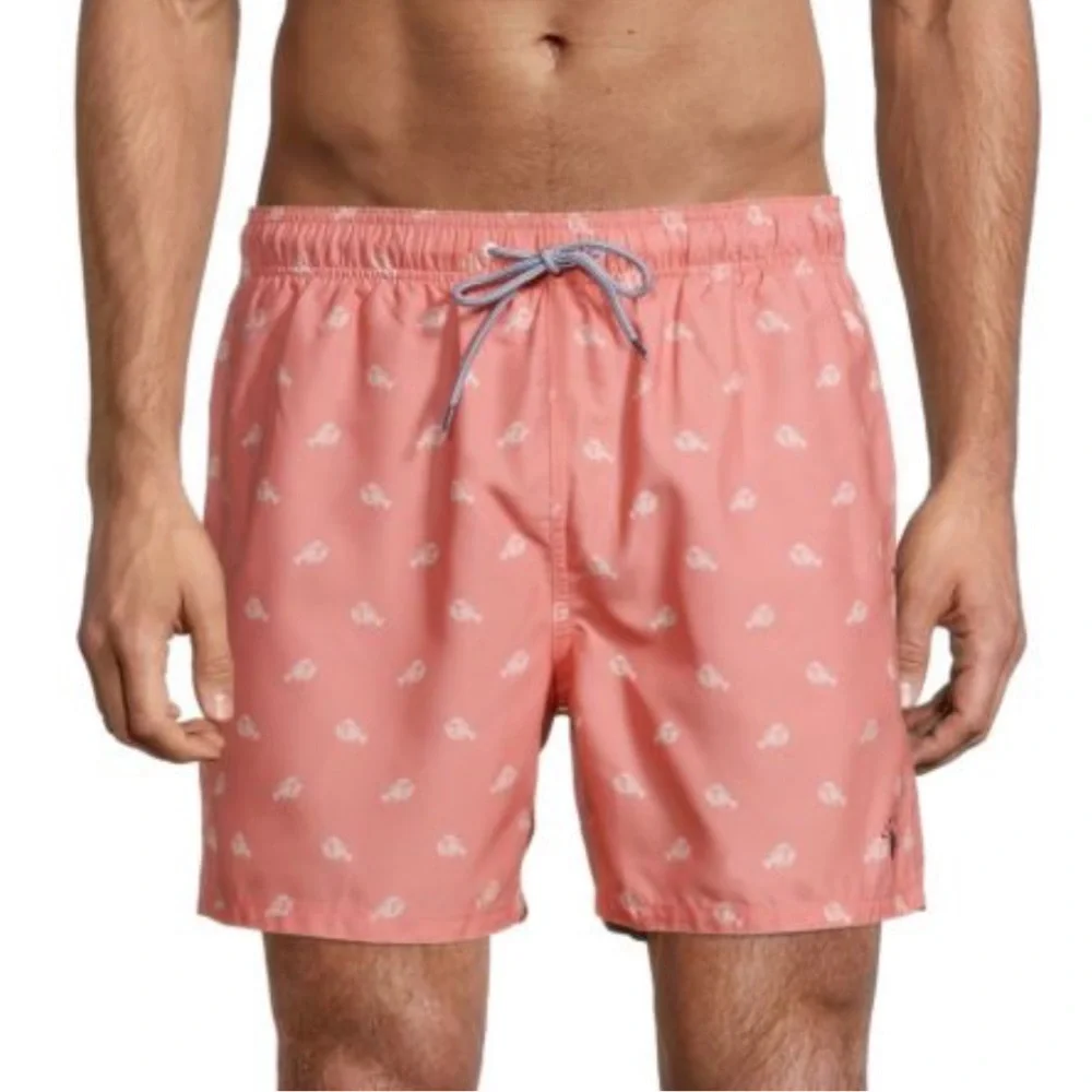 TED BAKER Lobster-Print Swim Trunks men’s size L/XL